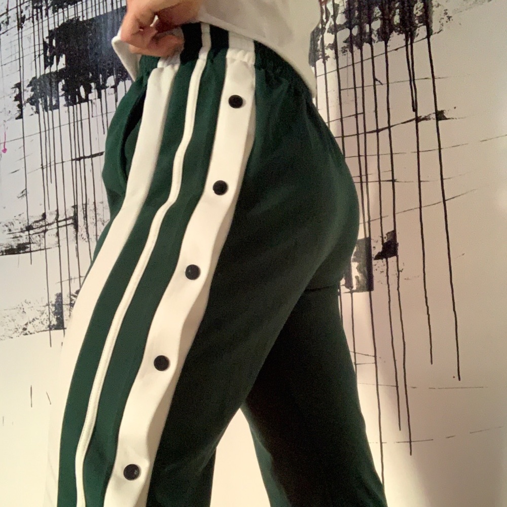 Street Style Pants With Adjustable sides